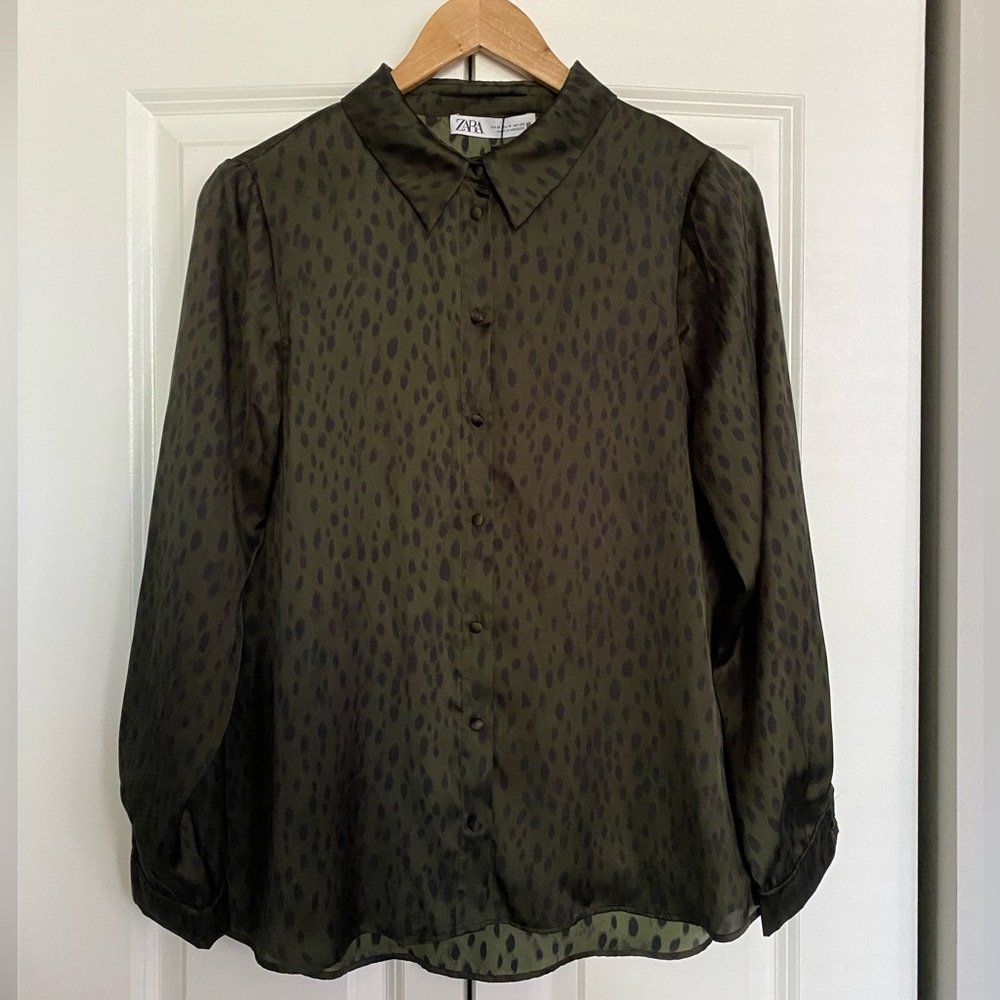 Zara long-sleeve top